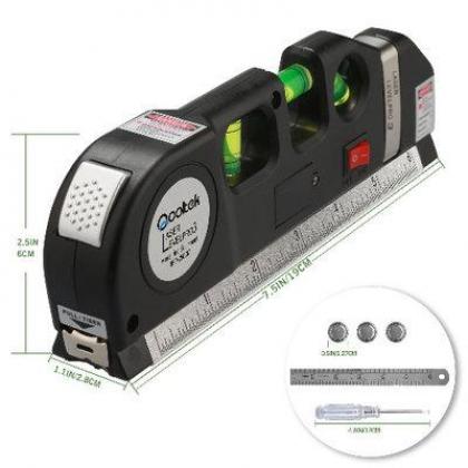 Multipurpose Laser Level Laser Measure Line 8ft+ Measure Tape Ruler Adjusted Standard By Hiphen Solutions Services Ltd in Edo, 