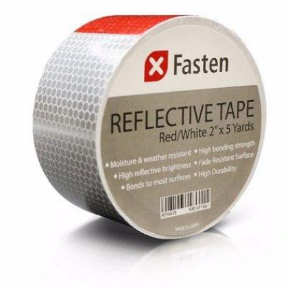 Safety Reflective Tape - Red & White - 2 Inches by 5 Yards By Hiphen Solutions Services Ltd. in Edo, 