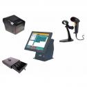 POS Kit D - 15” Touchscreen + Software + Receipt Printer + Barcode Scanner By Hiphen Solutions Ser in Edo