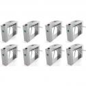 Waist Height Tripod Turnstile Access Control Gate - Set Of 8 in Edo