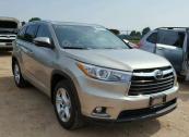 NIGERIA CUSTOM AUCTION SALES OF TOYOTA HIGHLANDER 2016 MODEL CALL US ON 08143804235