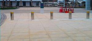 Automotive Steel Electronic Barriers Hydraulic Bollards For Security By HIPHEN SOLUTIONS SERVICES LT