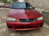 Clean and neat Toyota corolla 2001 model for sale in Abuja