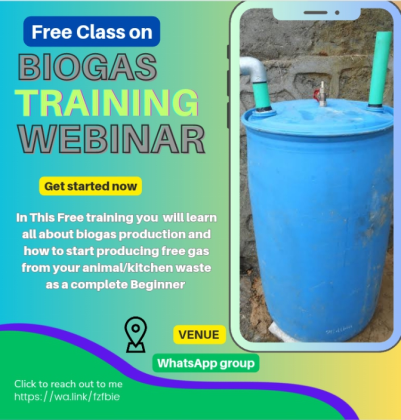 Produce free cooking gas from your waste in Lagos, 