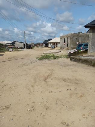 Standard two 2 bedroom bungalow well built on a quarter plot of land in Lagos, 