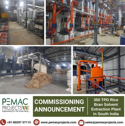 350 TPD Rice Bran Solvent Extraction Plant- Pemac Projects in Niger, 